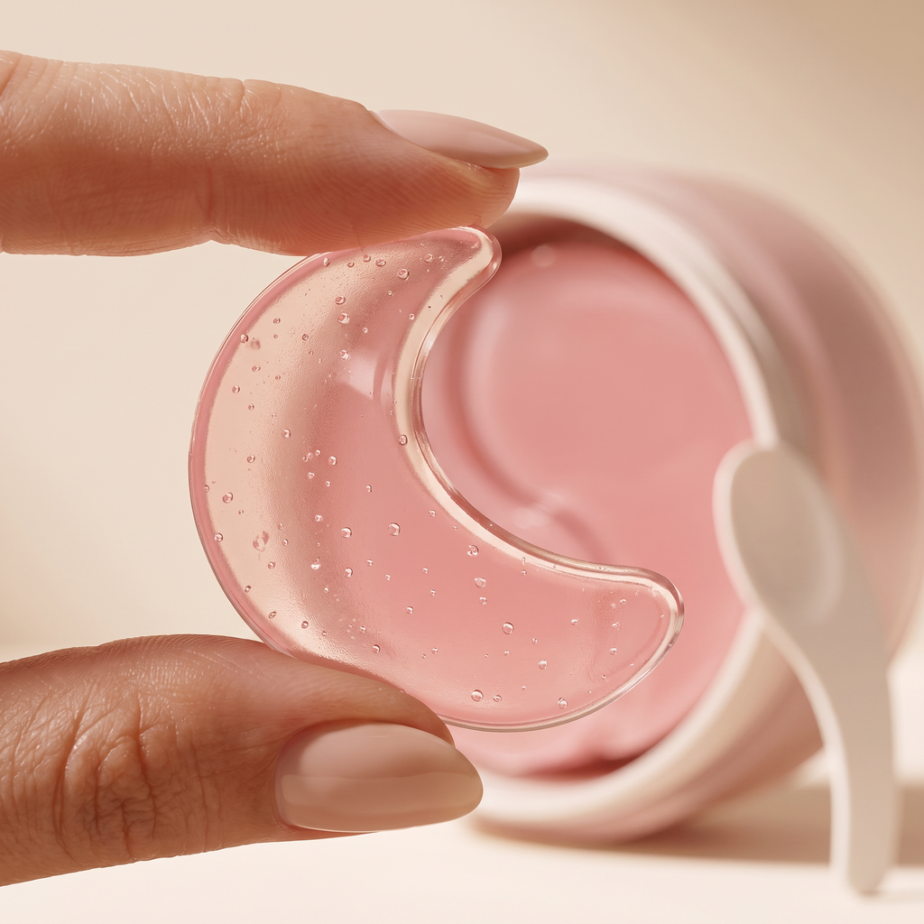 Hydrogel eye patch texture